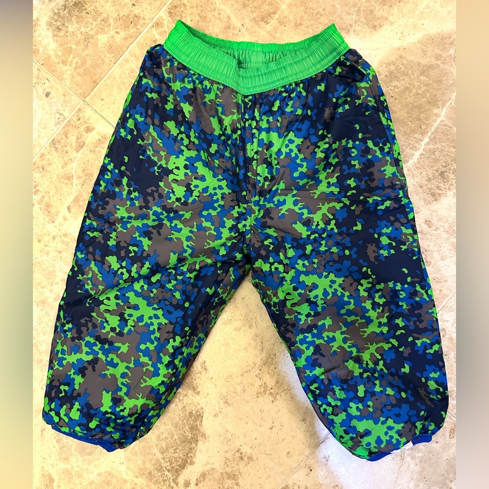 The North Face Kids Green Quilted Perrito Bottoms